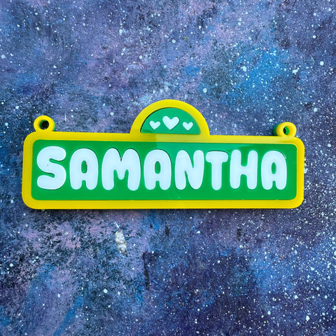 How to get to? Custom Name Necklace or Keyring