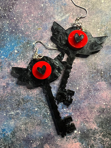 Hotel Keys acrylic earrings