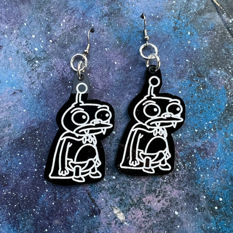 Nibbler Acrylic Earrings
