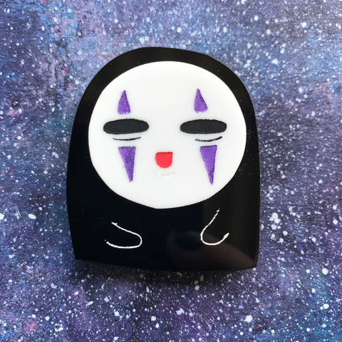 ARCHIVED Chonky No Face Acrylic Brooch