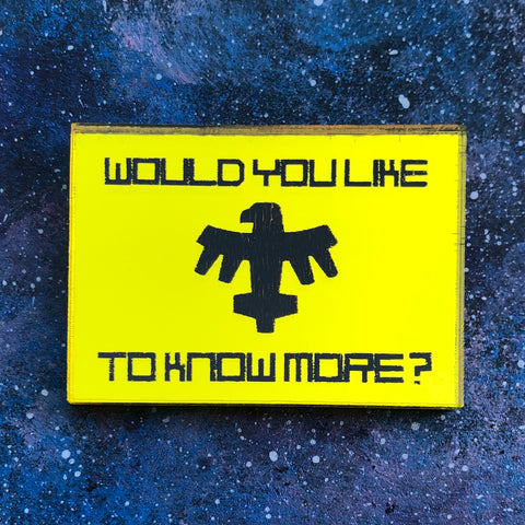 ARCHIVED Would you like to know more? Acrylic brooch