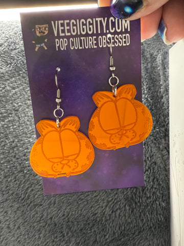 Random cat that bears no resemblance to any other cat  acrylic earrings