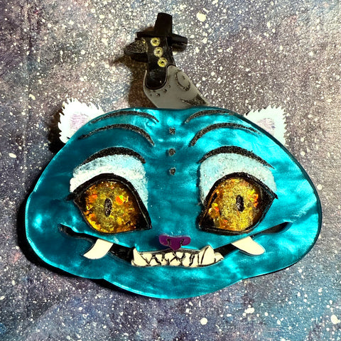 Kpop Demon Cat Acrylic Brooch