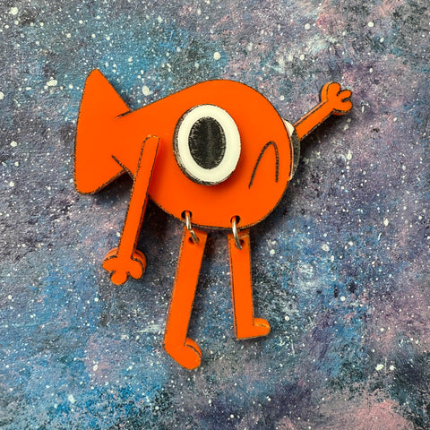 STEVE! Acrylic brooch