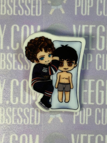 Ilya acrylic pin