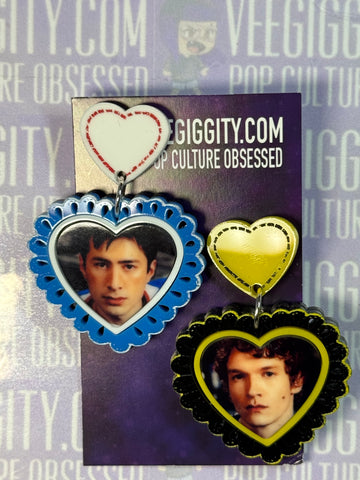Hollanov Frilly Hearts Earrings