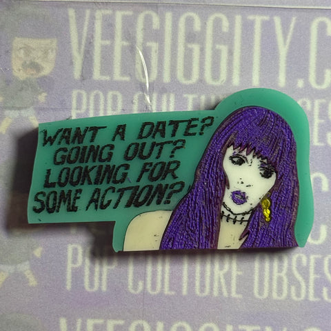 Frankenh00k3r Acrylic Brooch