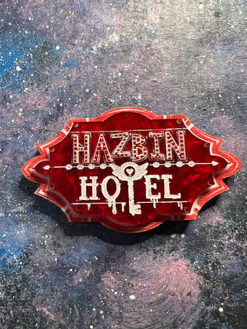 HH Logo acrylic brooch