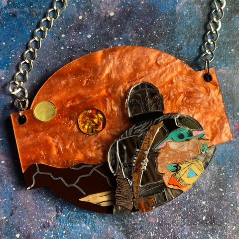 LIMITED PREORDER Space Western Acrylic Necklace