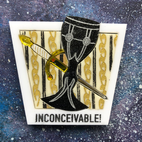 ARCHIVED Inconceivable Acrylic Brooch