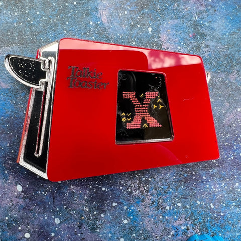 Talkie Toaster Acrylic Brooch