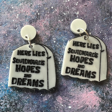 Hopes and Dreams acrylic earrings