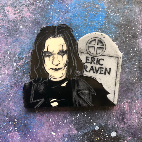 Eric Draven Acrylic brooch BooGiggity Day 9