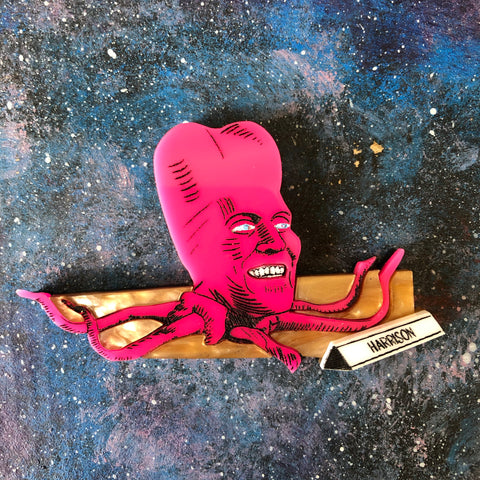 Outrage Acrylic Brooch