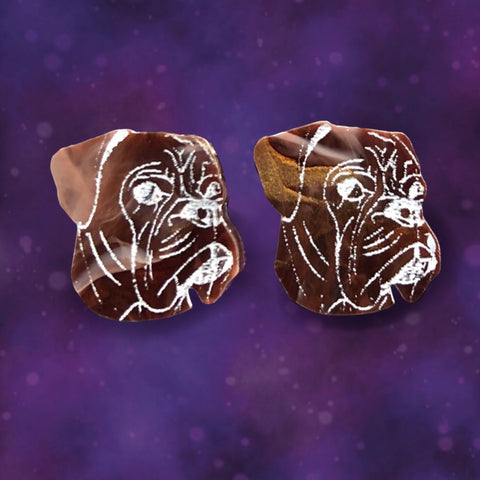 Boxers Acrylic Earring Studs