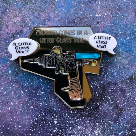 PREORDER Zydrate Acrylic Brooch BooGiggity Day 28