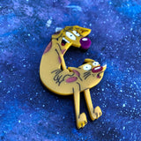 Woof and Purr Acrylic Brooch