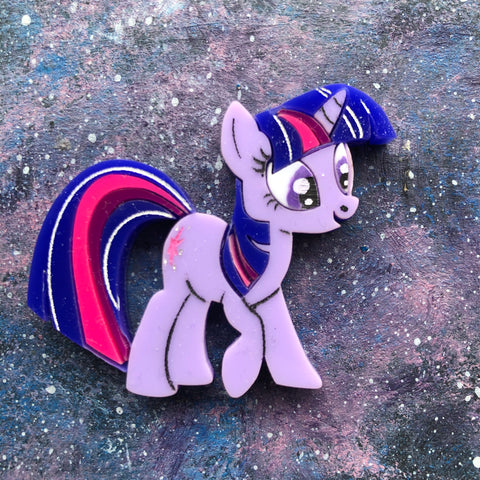 Twilight Sparkle Acrylics brooch