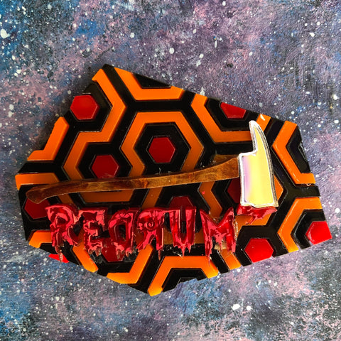 LIMITED Preorder RedRum Carpet Acrylic Brooch