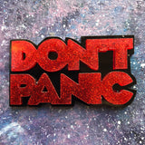 DON’T PANIC Acrylic Brooch Arthur Dent