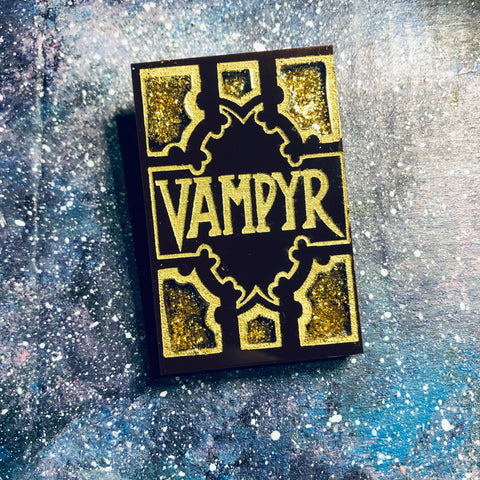 Vampyr Book Acrylic brooch Plastic Buffy