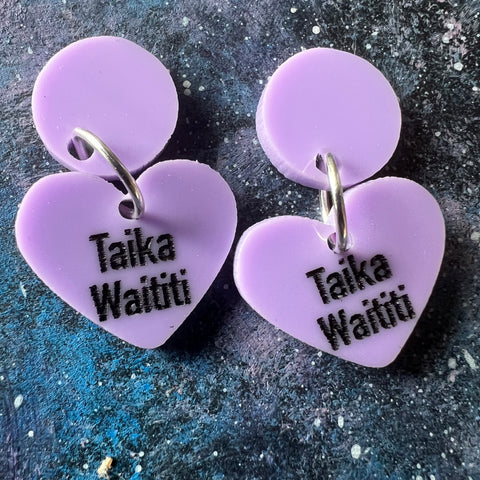 Taika Waititi SweetHeart Acrylic stud Earrings