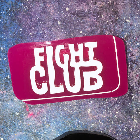 Fight club Acrylic brooch Plastic Soap Pink