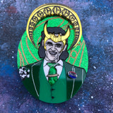 President Loki Acrylic Brooch