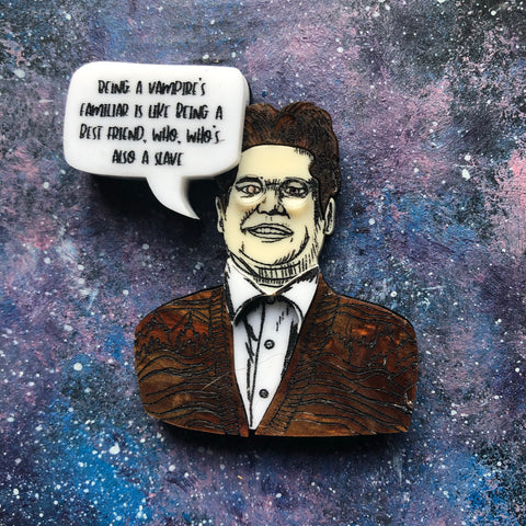 Guillermo Acrylic brooch