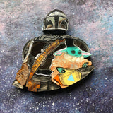 LIMITED PREORDER Space Daddy Acrylic Brooch