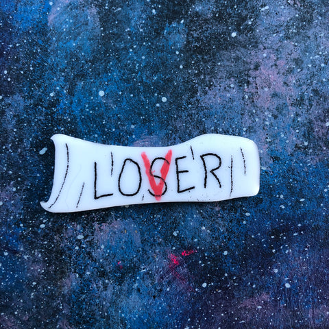 LOSER/LOVER Acrylic Brooch