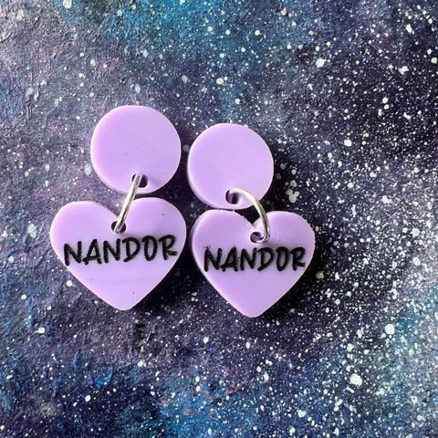 Nandor SweetHeart Acrylic stud Earrings