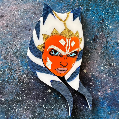 Rebel Acrylic Brooch